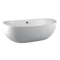 Акриловая ванна Alpen Zasu 69611 180x81 см, отдельностоящая, белый
