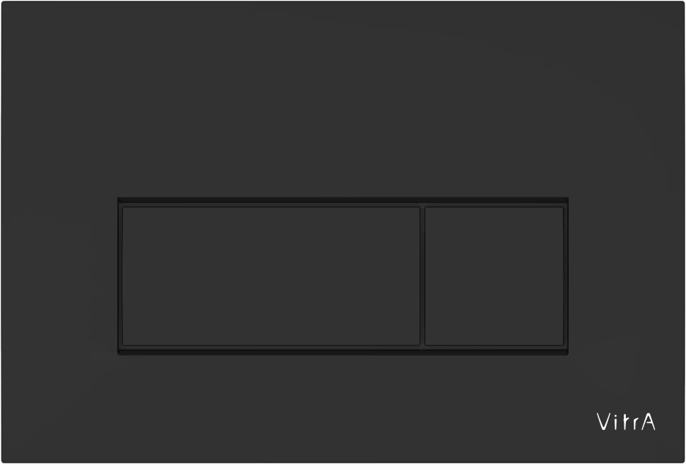 Смывная клавиша VitrA Root Square черный матовый 740-2311 - фото 1