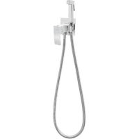 Гигиенический душ Hansberge Cubito H3077W со смесителем, хром/белый