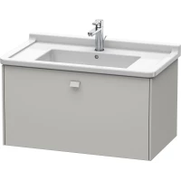 Тумба бетонно-серый матовый 82 см Duravit Brioso BR404200707