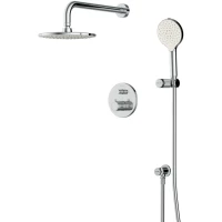 Душевой комплект Am.Pm X-Joy FT85A1RH10 220 мм, с термостатом, хром