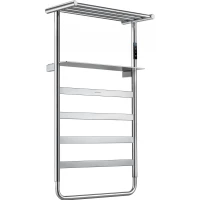 Полотенцесушитель электрический Wonzon & Woghand Dusseldorf WW-A208-CR 862,5x475, МЭМ правый, хром