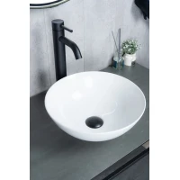 Раковина-чаша GID 9081W 36x36 см, накладная, белый