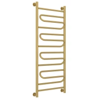Полотенцесушитель водяной 1200x500 золотой матовый Сунержа Элегия+ 032-0205-1250