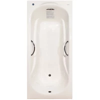Ванна чугунная Castalia Venera S2021 Н0000007 180x80 см, с ручками, антискользящим покрытием, белый