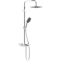 Душевая система Damixa Merkur 940730000 со смесителем, 310x200 мм, хром
