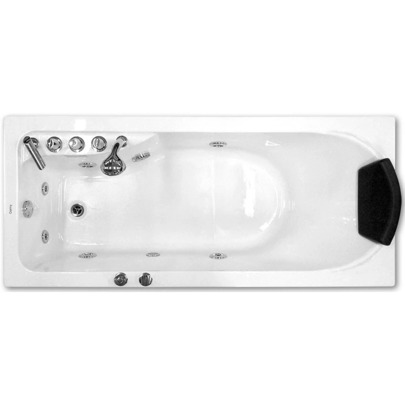 Акриловая гидромассажная ванна 150x75 см L Gemy G90061,5B L