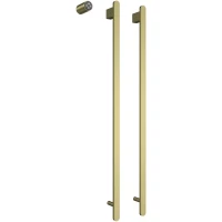 Полотенцесушитель электрический AQUAme AQM3132BG 1000x336, встраиваемый, МЭМ левый/правый, золотой матовый