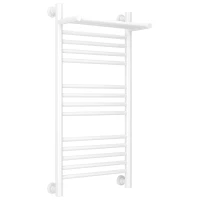 Полотенцесушитель водяной 800x400 белый глянец Сунержа Богема с полкой+ 12-0223-8040