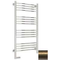 Полотенцесушитель электрический 1000x500 состаренная бронза МЭМ левый Сунержа Флюид 2.0 05-5220-1050