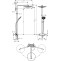 Душевая система хром/белый Hansgrohe Raindance Select S 300 2jet Showerpipe 27133400 - 2