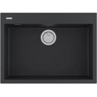 Кухонная мойка Paulmark Acrystone Decoration Anthracite PM936950-AN 69x50 см, антрацит