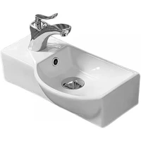 Раковина CeramaLux 7947AR 41x22,5 см R, рукомойник, белый