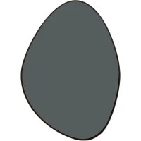 Зеркало AQUAme AQM9110B 60x85 см, с LED-подсветкой, сенсорным выключателем, диммером, черный