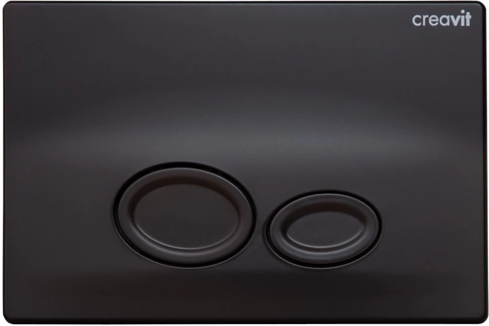 Кнопка смыва Creavit Drop GP200201 для инсталляции, черный матовый
