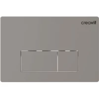 Кнопка смыва Creavit Arc GP8002.00 для инсталляции, серый матовый