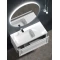Комплект мебели белый матовый 101 см Sancos Very VR100LW + CN7014 + SF900 - 5