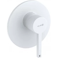 Смеситель для душа Kludi Nova Fonte Puristic 207555315 встраиваемый, белый матовый