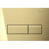 Кнопка смыва Aqueduto Retangulo Novo RET0250 для инсталляции, золотой матовый