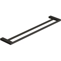 Полотенцедержатель Kludi Vela C 31988N2 63 см, двойной, оружейная сталь матовый