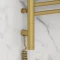 Полотенцесушитель электрический 1000x400 золотой матовый МЭМ левый Сунержа Богема с полкой 3.0 032-5806-1040 - 3