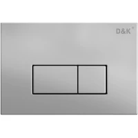 Кнопка смыва D&K Rhein DB1499002 для инсталляции, матовый хром