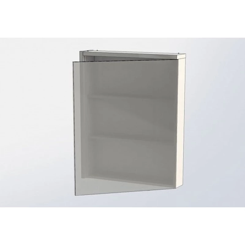 Зеркальный шкаф 69,5x85 см эвкалипт мистери/белый глянец R Aquanet Фостер 00202061