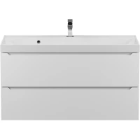 Тумба под раковину Uperwood Tanos 291020246 100 см, подвесная, белый матовый