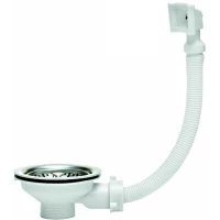 Выпуск для кухонной мойки Wirquin 30717337 3 1/2-40, с переливом