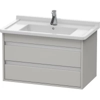 Тумба бетонно-серый матовый 80 см Duravit Ketho KT664400707