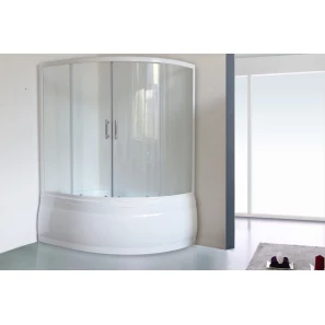 Изображение товара шторка для ванны 140 см royal bath rb140alp-t прозрачное