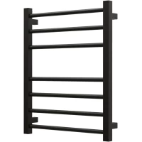 Полотенцесушитель электрический Grota Eco Classic 4620014139136 600x480, ТЭН левый/правый, черный матовый