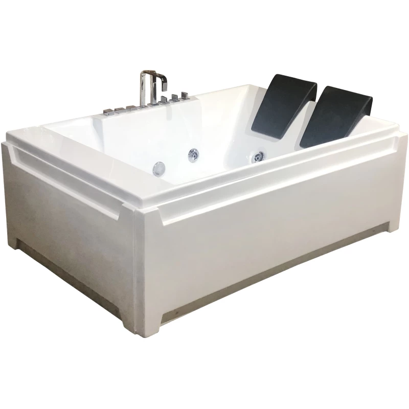 Акриловая гидромассажная ванна 184,5x122 см Royal Bath Triumph De Luxe RB665100DL