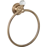 Полотенцедержатель бронза Tiffany World Crystal TWCR015br-sw