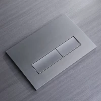Кнопка смыва Veconi Flush V1 FLV1-GM для инсталляции, оружейная сталь матовый