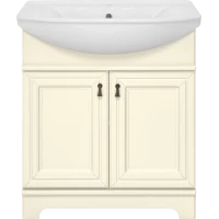 Тумба под раковину Misty Лувр П-Лвр01075-1014 71 см, напольная, слоновая кость