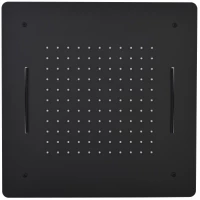 Потолочный душ Boheme 428-B 600 мм, 2 режима, черный матовый