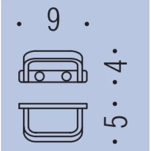 Изображение товара полотенцедержатель colombo design time w4217