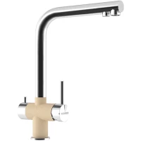 Смеситель для кухни с подключением к фильтру Schock Vitus нержавеющая сталь/лунный камень 710429