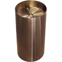 Раковина Abber Wasser Kreis AF2414MRG 40x40 см, напольная, розовое золото матовый