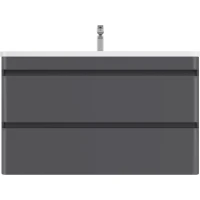 Тумба под раковину Style Line Атлантика СС-00002589 99,6 см, подвесная, графит матовый