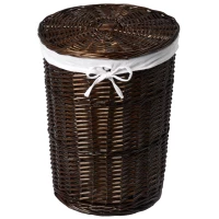 Плетеная корзина для белья WasserKRAFT Elbe WB-740-M