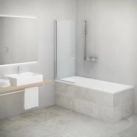 Шторка для ванны Roltechnik TV1/800 706-8000000-01-02 прозрачное