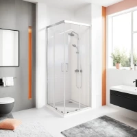 Душевой уголок Good Door Cube CR-90-C-CH КУ00005 90x90 см, профиль хром, стекло прозрачное
