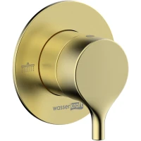 Переключатель на 2 положения WasserKRAFT Rhein 99DVR2BG золотой матовый