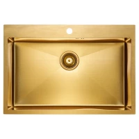 Кухонная мойка Paulmark Vast золотой матовый PM217551-BG