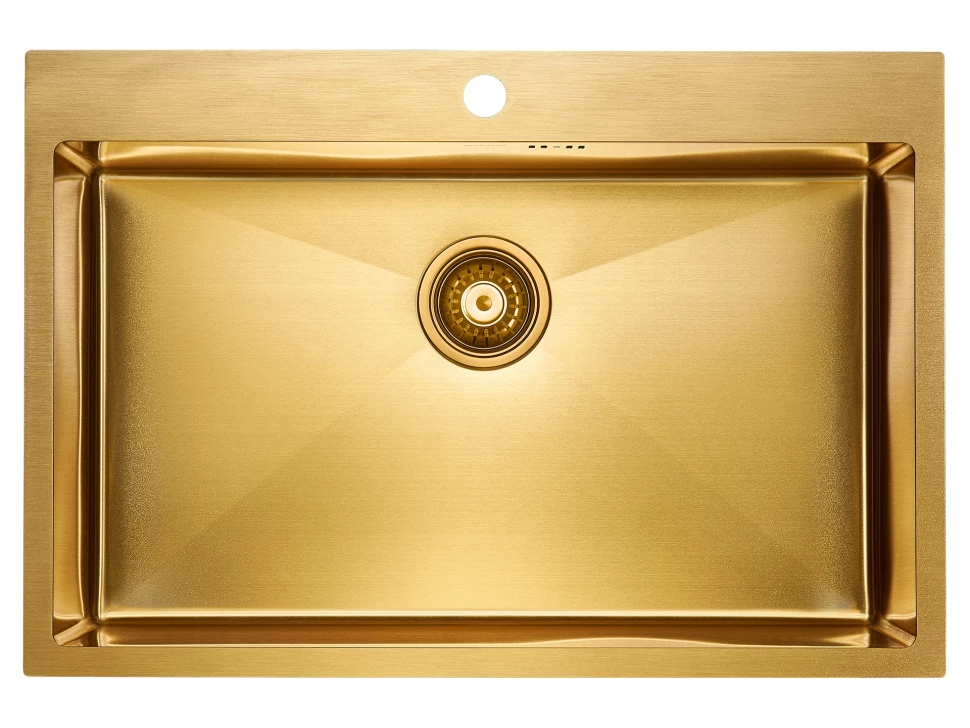 Кухонная мойка Paulmark Vast золотой матовый PM217551-BG