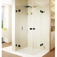 Душевой уголок Riho Scandic NXT X207 G001100121 87,2x87,2 см, профиль черный матовый, стекло прозрачное