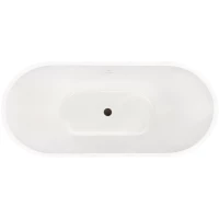 Акриловая ванна Royal Bath Wave RB610101BL 170x75 см, отдельностоящая, белый