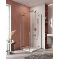 Душевой уголок Cezares Liner LINER-A-2-90-C-Cr 90x90 см, профиль хром, стекло прозрачное